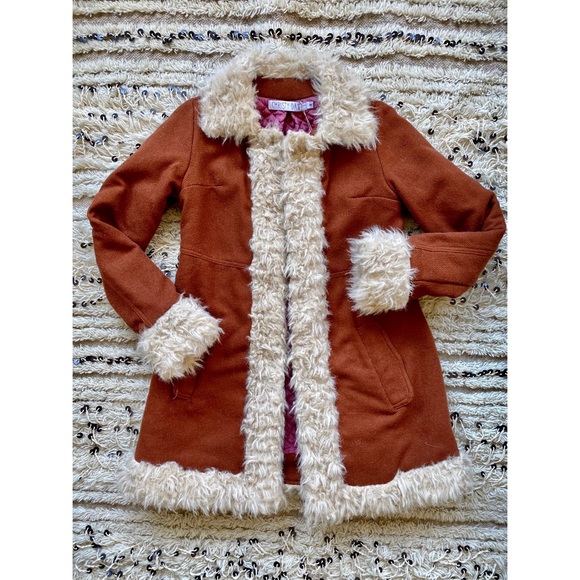 Christy Dawn Jackets & Blazers - Christy Dawn Faux Fur Trim Coat
